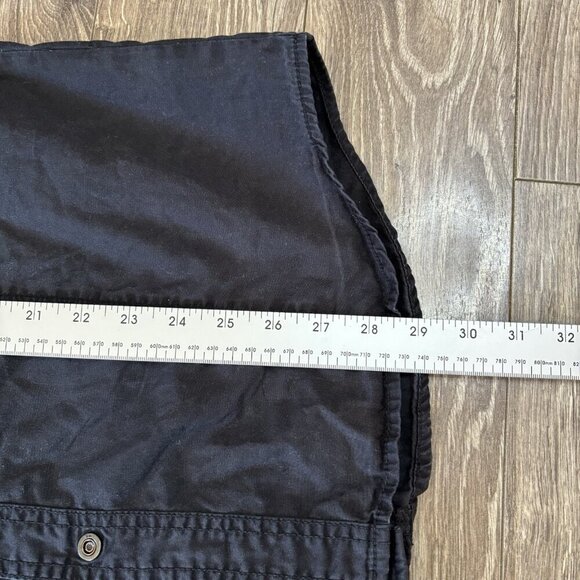 Harley Davidson Shirt Mens M Black Pockets Biker Tank Cut Off Distressed Logo - Picture 5 of 15